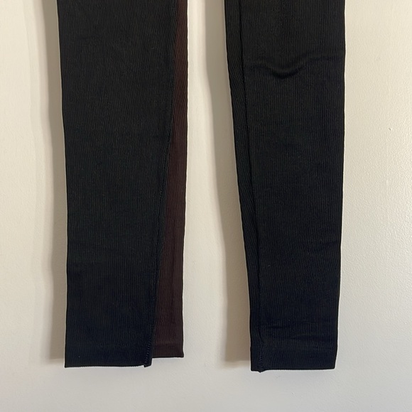 Sho Sho Lounge Black & Brown Seamless High Waisted Casual Leggings 2 Pack Set - Picture 7 of 11